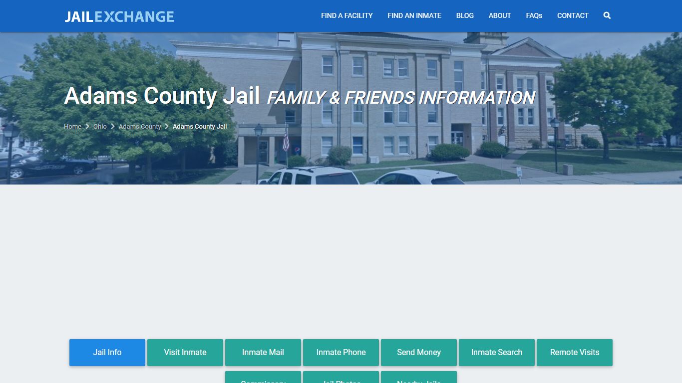 Adams County Jail OH | Booking, Visiting, Calls, Phone